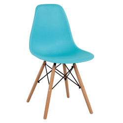 ΚΑΡΕΚΛΑ ΜΕ ΞΥΛΙΝΑ ΠΟΔΙΑ TWIST HM8460.08 PP ΤΙΡΚΟΥΑΖ ΚΑΘΙΣΜΑ 46x54x80Υεκ. - 4τεμ ** ΚΑΡΕΚΛΑ ΜΕ ΞΥΛΙΝΑ ΠΟΔΙΑ TWIST HM8460.08 PP ΤΙΡΚΟΥΑΖ ΚΑΘΙΣΜΑ 46x54x80Υεκ. - 4τεμ **