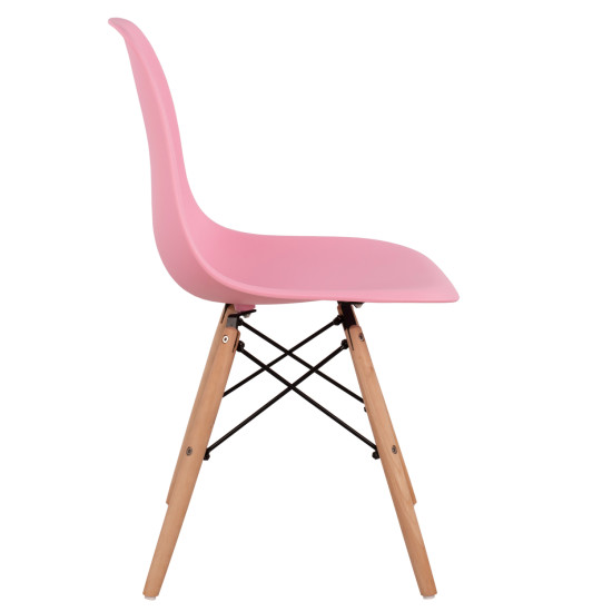 ΚΑΡΕΚΛΑ ΜΕ ΞΥΛΙΝΑ ΠΟΔΙΑ ΚΑΙ ΚΑΘΙΣΜΑ TWIST PP ΡΟΖ HM8460.05 46x50x82 εκ. - 4τεμ ** ΚΑΡΕΚΛΑ ΜΕ ΞΥΛΙΝΑ ΠΟΔΙΑ ΚΑΙ ΚΑΘΙΣΜΑ TWIST PP ΡΟΖ HM8460.05 46x50x82 εκ. - 4τεμ **