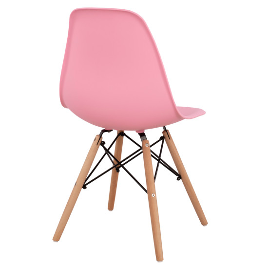 ΚΑΡΕΚΛΑ ΜΕ ΞΥΛΙΝΑ ΠΟΔΙΑ ΚΑΙ ΚΑΘΙΣΜΑ TWIST PP ΡΟΖ HM8460.05 46x50x82 εκ. - 4τεμ ** ΚΑΡΕΚΛΑ ΜΕ ΞΥΛΙΝΑ ΠΟΔΙΑ ΚΑΙ ΚΑΘΙΣΜΑ TWIST PP ΡΟΖ HM8460.05 46x50x82 εκ. - 4τεμ **