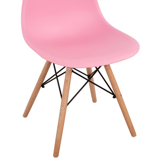 ΚΑΡΕΚΛΑ ΜΕ ΞΥΛΙΝΑ ΠΟΔΙΑ ΚΑΙ ΚΑΘΙΣΜΑ TWIST PP ΡΟΖ HM8460.05 46x50x82 εκ. - 4τεμ ** ΚΑΡΕΚΛΑ ΜΕ ΞΥΛΙΝΑ ΠΟΔΙΑ ΚΑΙ ΚΑΘΙΣΜΑ TWIST PP ΡΟΖ HM8460.05 46x50x82 εκ. - 4τεμ **