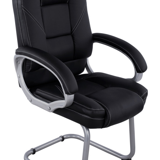 Καρεκλα dhara με pu μαυρο sora hm1144.01 63χ67χ112 εκ **