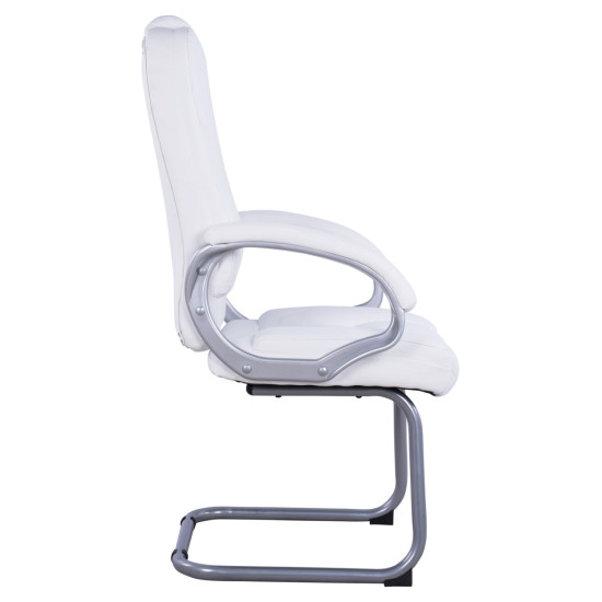 Καρεκλα dhara με pu λευκο sora hm1144.02 63χ67χ112 εκ **