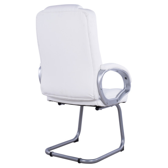 Καρεκλα dhara με pu λευκο sora hm1144.02 63χ67χ112 εκ **