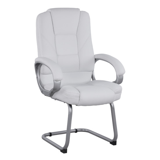 Καρεκλα dhara με pu λευκο sora hm1144.02 63χ67χ112 εκ **
