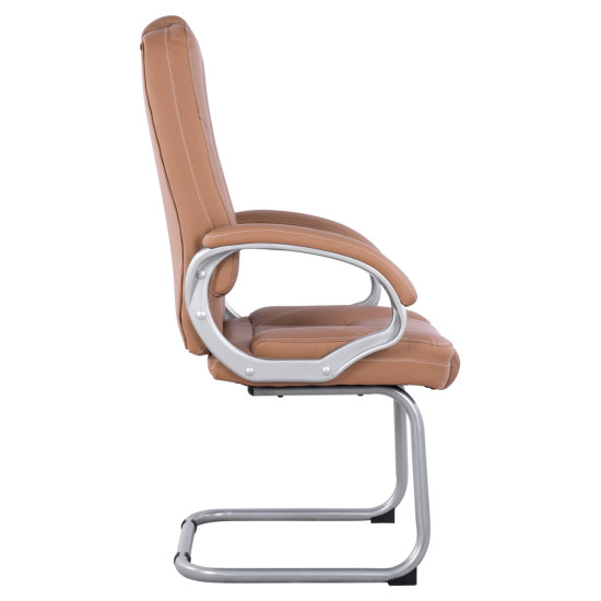 Καρεκλα dhara με pu camel hm1144.09 63χ67χ112 εκ **