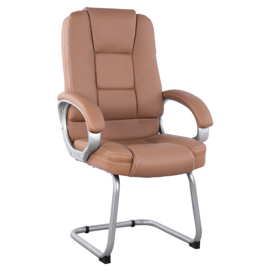 Καρεκλα dhara με pu camel hm1144.09 63χ67χ112 εκ **