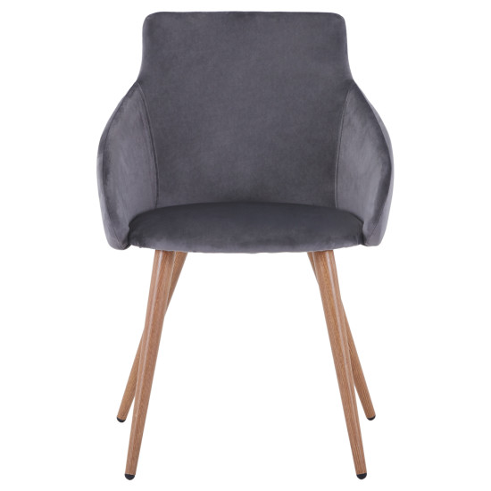 ΠΟΛΥΘΡΟΝΑΚΙ IVY ΒΕΛΟΥΔΟ ΓΚΡΙ ΚΑΙ ΜΕΤΑΛΛΙΚΑ ΠΟΔΙΑ HM8546.01 55x55x80Υ εκ. - 2τεμ ** ΠΟΛΥΘΡΟΝΑΚΙ IVY ΒΕΛΟΥΔΟ ΓΚΡΙ ΚΑΙ ΜΕΤΑΛΛΙΚΑ ΠΟΔΙΑ HM8546.01 55x55x80Υ εκ. - 2τεμ **