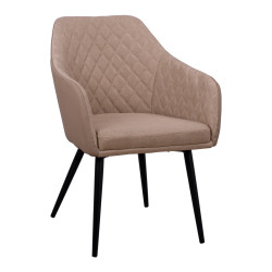 ΠΟΛΥΘΡΟΝΑΚΙ CHARLES HM8522.07 ΜΕ ΥΦΑΣΜΑ ΜΠΕΖ & PU ΜΠΕΖ 57x63x83Υ εκ. - 2τεμ ** ΠΟΛΥΘΡΟΝΑΚΙ CHARLES HM8522.07 ΜΕ ΥΦΑΣΜΑ ΜΠΕΖ & PU ΜΠΕΖ 57x63x83Υ εκ. - 2τεμ **