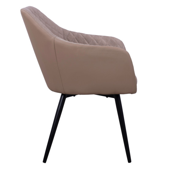 ΠΟΛΥΘΡΟΝΑΚΙ CHARLES HM8522.07 ΜΕ ΥΦΑΣΜΑ ΜΠΕΖ & PU ΜΠΕΖ 57x63x83Υ εκ. - 2τεμ ** ΠΟΛΥΘΡΟΝΑΚΙ CHARLES HM8522.07 ΜΕ ΥΦΑΣΜΑ ΜΠΕΖ & PU ΜΠΕΖ 57x63x83Υ εκ. - 2τεμ **