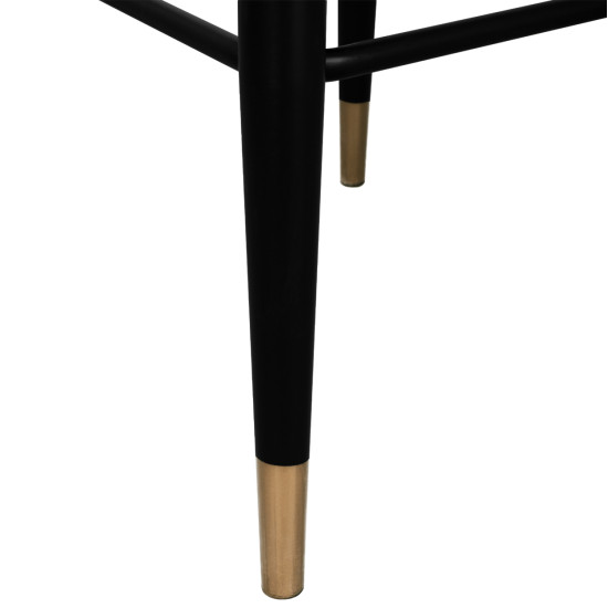 ΣΚΑΜΠΟ ΜΠΑΡ HARPER HM8526.01 ΒΕΛΟΥΔΟ ΓΚΡΙ ΜΕ ΜΕΤΑΛΛΙΚΟ ΣΚΕΛΕΤΟ 50Χ51Χ111Υ εκ. - 2τεμ **