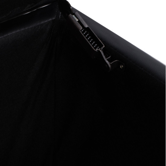 Σκαμπο pu με αποθηκευτικο χωρο triscube μαυρο hm223.01 121x51.5x50υ εκ. **