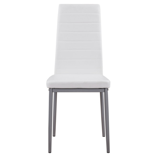 ΚΑΡΕΚΛΑ ΜΕΤΑΛΛΙΚΗ LADY HM0037.11 ΛΕΥΚΟ PU ΜΕΤΑΛΛΙΚΟ ΣΚΕΛΕΤΟ K/D 40x48x95Y εκ. - 4τεμ ** ΚΑΡΕΚΛΑ ΜΕΤΑΛΛΙΚΗ LADY HM0037.11 ΛΕΥΚΟ PU ΜΕΤΑΛΛΙΚΟ ΣΚΕΛΕΤΟ K/D 40x48x95Y εκ. - 4τεμ **