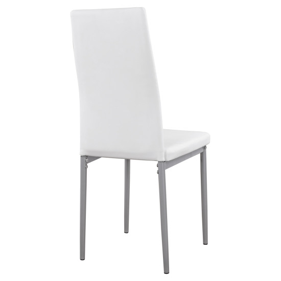 ΚΑΡΕΚΛΑ ΜΕΤΑΛΛΙΚΗ LADY HM0037.11 ΛΕΥΚΟ PU ΜΕΤΑΛΛΙΚΟ ΣΚΕΛΕΤΟ K/D 40x48x95Y εκ. - 4τεμ ** ΚΑΡΕΚΛΑ ΜΕΤΑΛΛΙΚΗ LADY HM0037.11 ΛΕΥΚΟ PU ΜΕΤΑΛΛΙΚΟ ΣΚΕΛΕΤΟ K/D 40x48x95Y εκ. - 4τεμ **