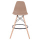 ΣΚΑΜΠΟ ΜΠΑΡ RENATA HM0173.45 ΚΑΠΟΥΤΣΙΝΟ 58x56x107Υ εκ. - 4τεμ **