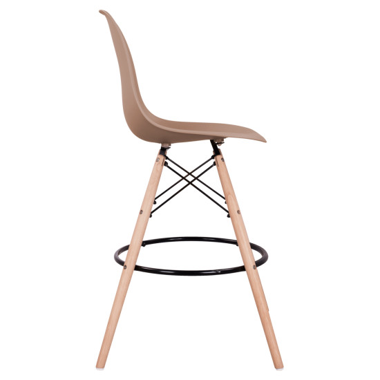 ΣΚΑΜΠΟ ΜΠΑΡ RENATA HM0173.45 ΚΑΠΟΥΤΣΙΝΟ 58x56x107Υ εκ. - 4τεμ **