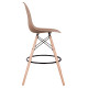ΣΚΑΜΠΟ ΜΠΑΡ RENATA HM0173.45 ΚΑΠΟΥΤΣΙΝΟ 58x56x107Υ εκ. - 4τεμ **