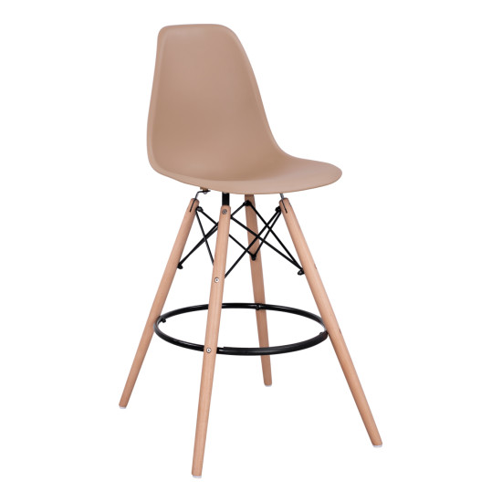 ΣΚΑΜΠΟ ΜΠΑΡ RENATA HM0173.45 ΚΑΠΟΥΤΣΙΝΟ 58x56x107Υ εκ. - 4τεμ **