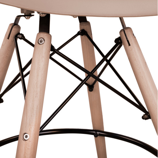 ΣΚΑΜΠΟ ΜΠΑΡ RENATA HM0173.45 ΚΑΠΟΥΤΣΙΝΟ 58x56x107Υ εκ. - 4τεμ **