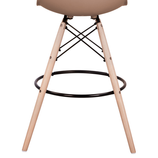 ΣΚΑΜΠΟ ΜΠΑΡ RENATA HM0173.45 ΚΑΠΟΥΤΣΙΝΟ 58x56x107Υ εκ. - 4τεμ **