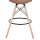 ΣΚΑΜΠΟ ΜΠΑΡ RENATA HM0173.45 ΚΑΠΟΥΤΣΙΝΟ 58x56x107Υ εκ. - 4τεμ **