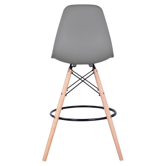 ΣΚΑΜΠΟ ΜΠΑΡ RENATA HM0173.10 ΓΚΡΙ 58x56x107Υ εκ. - 4τεμ **