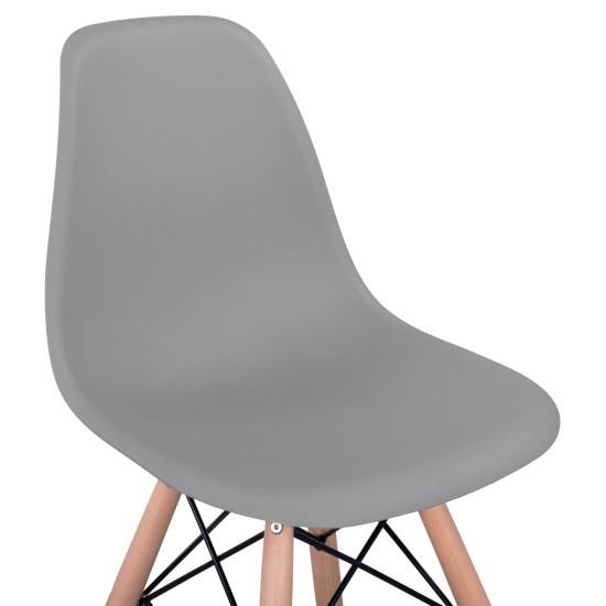 ΣΚΑΜΠΟ ΜΠΑΡ RENATA HM0173.10 ΓΚΡΙ 58x56x107Υ εκ. - 4τεμ **