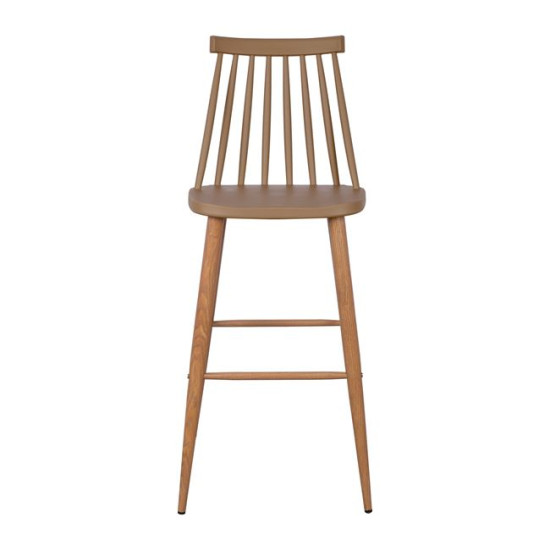 ΣΚΑΜΠΟ ΜΠΑΡ HM8459.25 VANESSA ΣΕ ΚΑΠΟΥΤΣΙΝΟ ΧΡΩΜΑ 43x49x107Υ εκ. - 2τεμ **