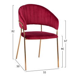 ΠΟΛΥΘΡΟΝΑΚΙ THEODORE HM8520.06 ΒΕΛΟΥΔΟ ΜΠΟΡΝΤΩ ΜΕ ΕΠΙΧΡΥΣΟ ΣΚΕΛΕΤΟ 55Χ50Χ82Υ εκ. - 2τεμ ** ΠΟΛΥΘΡΟΝΑΚΙ THEODORE HM8520.06 ΒΕΛΟΥΔΟ ΜΠΟΡΝΤΩ ΜΕ ΕΠΙΧΡΥΣΟ ΣΚΕΛΕΤΟ 55Χ50Χ82Υ εκ. - 2τεμ **