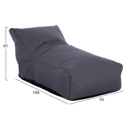 Πουφ bloom αδιαβροχο hm5111.20 γκρι 106x70x61υ εκ. ** Πουφ bloom αδιαβροχο hm5111.20 γκρι 106x70x61υ εκ. **