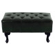 Ταμπουρε υποποδιο t.chesterfield emma hm226.08 pu κυπαρισσι-μαυρα ποδια 80x45x39yεκ. **