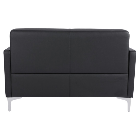 Καναπεσ 2θεσιοσ nellie hm3159.21 με μαυρο pu 113x71x71υ εκ. **