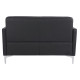 Καναπεσ 2θεσιοσ nellie hm3159.21 με μαυρο pu 113x71x71υ εκ. **