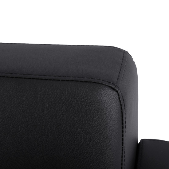 Καναπεσ 2θεσιοσ nellie hm3159.21 με μαυρο pu 113x71x71υ εκ. **