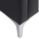 Καναπεσ 2θεσιοσ nellie hm3159.21 με μαυρο pu 113x71x71υ εκ. **