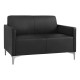Καναπεσ 2θεσιοσ nellie hm3159.21 με μαυρο pu 113x71x71υ εκ. **