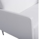 Καναπεσ 2θεσιοσ nellie hm3159.22 με λευκο pu 113x71x71υ εκ. **