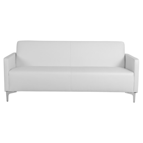 Καναπεσ 3θεσιοσ nellie hm3159.32 με λευκο pu 163x71x71υ εκ. **