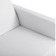 Καναπεσ 3θεσιοσ nellie hm3159.32 με λευκο pu 163x71x71υ εκ. **