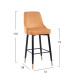 ΣΚΑΜΠΟ ΜΠΑΡ SERENITY HM8519.09 ΒΕΛΟΥΔΟ ΧΡΥΣΟ ΜΕ ΜΕΤΑΛΛΙΚΟ ΣΚΕΛΕΤΟ 51Χ58Χ110Υ εκ. - 2τεμ **