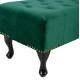 Ταμπουρε t.chesterfield emma hm226.03 κυπαρισσι βελουδο-μαυρα ποδια 80x45x40υεκ **
