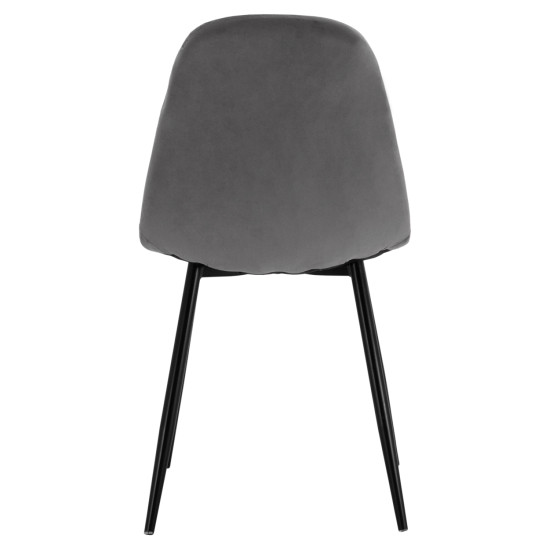 ΚΑΡΕΚΛΑ LEONARDO ΒΕΛΟΥΔΟ ΓΚΡΙ ΜΕ ΜΕΤΑΛΛΙΚΑ ΠΟΔΙΑ 45x53x85Υ εκ. HM00100.01 - 4τεμ ** ΚΑΡΕΚΛΑ LEONARDO ΒΕΛΟΥΔΟ ΓΚΡΙ ΜΕ ΜΕΤΑΛΛΙΚΑ ΠΟΔΙΑ 45x53x85Υ εκ. HM00100.01 - 4τεμ **