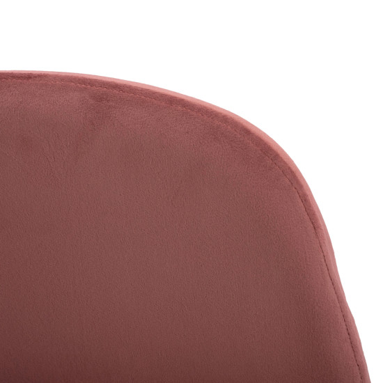 ΚΑΡΕΚΛΑ LEONARDO ΒΕΛΟΥΔΟ ΣΑΠΙΟ ΜΗΛΟ ΜΕ ΜΕΤΑΛΛΙΚΑ ΠΟΔΙΑ 45x53x85Υ εκ. HM00100.02 - 4τεμ **