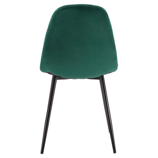 ΚΑΡΕΚΛΑ LEONARDO ΒΕΛΟΥΔΟ ΚΥΠΑΡΙΣΣΙ ΜΕ ΜΕΤΑΛΛΙΚΑ ΠΟΔΙΑ 45x53x85Υ εκ. HM00100.23 - 4τεμ **