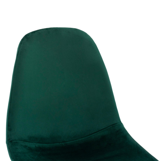 ΚΑΡΕΚΛΑ LEONARDO ΒΕΛΟΥΔΟ ΚΥΠΑΡΙΣΣΙ ΜΕ ΜΕΤΑΛΛΙΚΑ ΠΟΔΙΑ 45x53x85Υ εκ. HM00100.23 - 4τεμ **