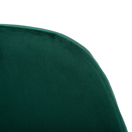 ΚΑΡΕΚΛΑ LEONARDO ΒΕΛΟΥΔΟ ΚΥΠΑΡΙΣΣΙ ΜΕ ΜΕΤΑΛΛΙΚΑ ΠΟΔΙΑ 45x53x85Υ εκ. HM00100.23 - 4τεμ **