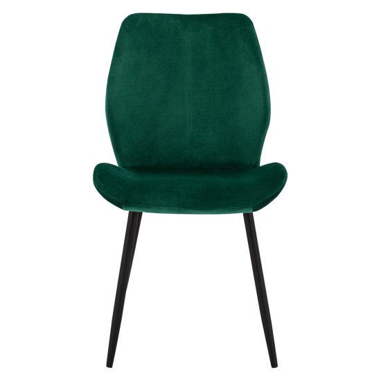 ΚΑΡΕΚΛΑ KLAY ΜΕ ΚΥΠΑΡΙΣΣΙ ΒΕΛΟΥΔΟ & ΜΑΥΡΟ ΜΕΤΑΛΛΙΚΟ ΣΚΕΛΕΤΟ HM8730.03 49X62,5X87 εκ. - 2τεμ **