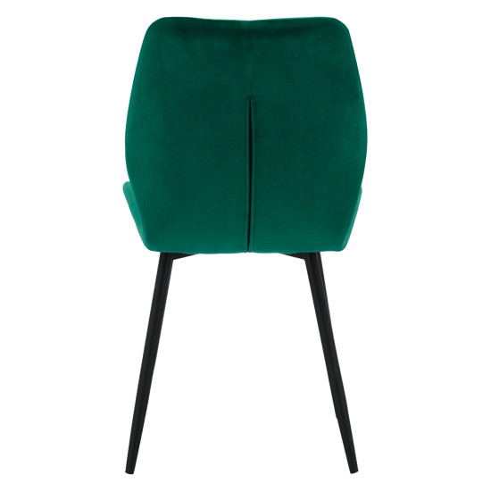 ΚΑΡΕΚΛΑ KLAY ΜΕ ΚΥΠΑΡΙΣΣΙ ΒΕΛΟΥΔΟ & ΜΑΥΡΟ ΜΕΤΑΛΛΙΚΟ ΣΚΕΛΕΤΟ HM8730.03 49X62,5X87 εκ. - 2τεμ **