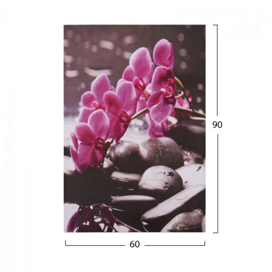 Πινακασ καμβασ pink orchid hm7154.12 60x90x2.5 εκ. **