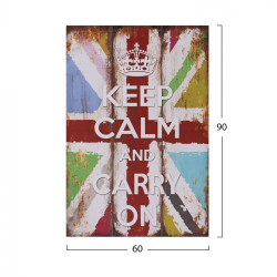 Πινακασ καμβασ keep calm hm7154.03 60x90x2.5 εκ. ** Πινακασ καμβασ keep calm hm7154.03 60x90x2.5 εκ. **