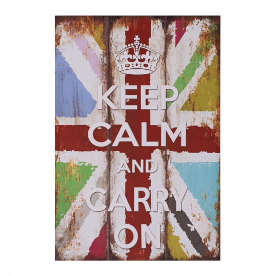 Πινακασ καμβασ keep calm hm7154.03 60x90x2.5 εκ. **